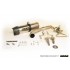 ECHAPPEMENT HOMOLOGUÉE MSR SILENCIEUX MOTO BENELLI TRE K 899 - 1130 2006/14 +SUPPORT DE PLAQUE
